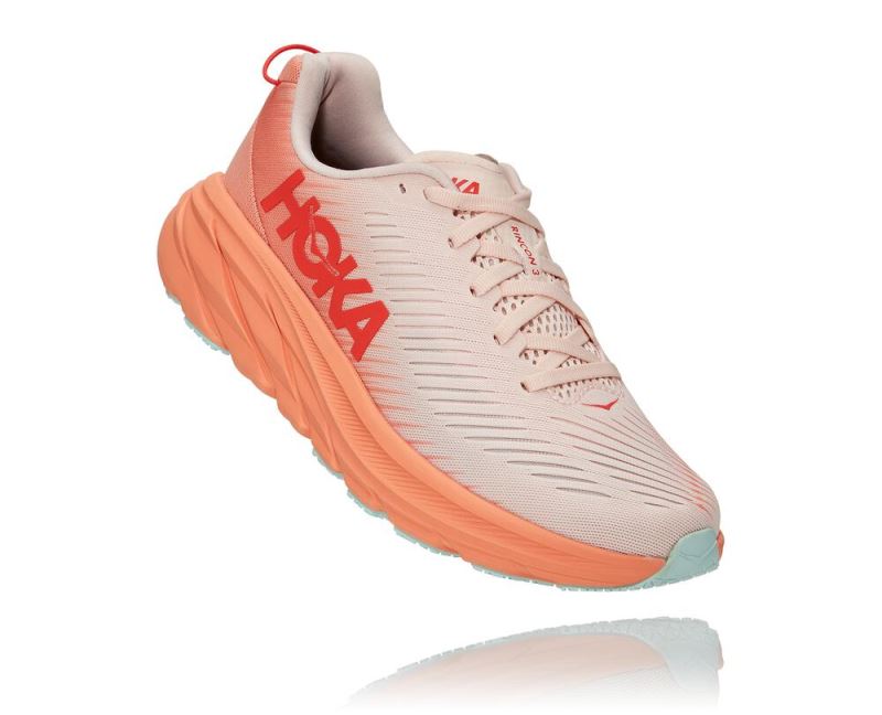 Hoka One One Rincon 3 - Tenis Corrida Largos Mulher Prateadas | PT-Jgw5JAw